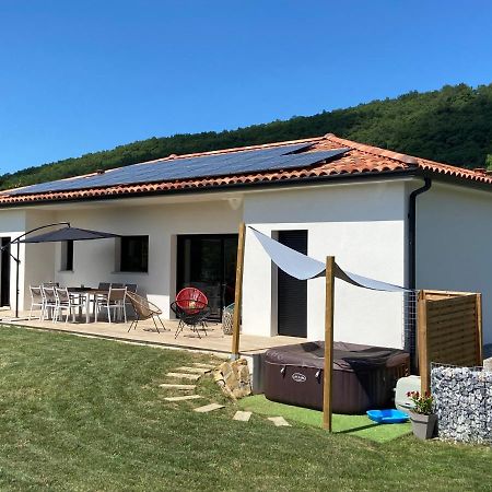 Villa jacuzzi vue sur les Pyrénées Seilhan Exterior foto